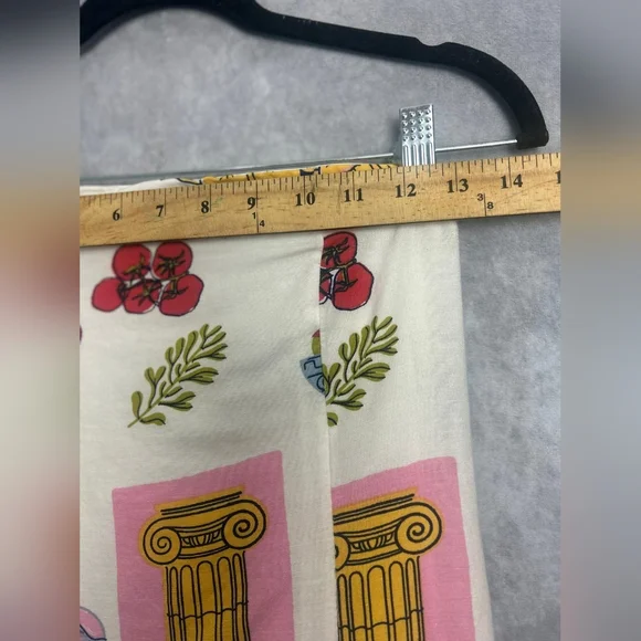 Japna Linen Blend Greece Summer Strapless sun Pocket Dress Size XL - Picture 8 of 11